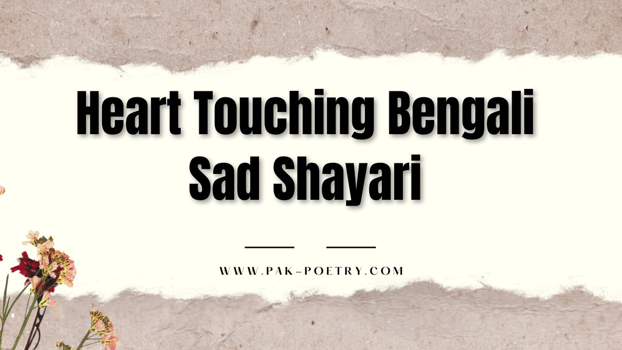 Heart Touching Bengali Sad Shayari